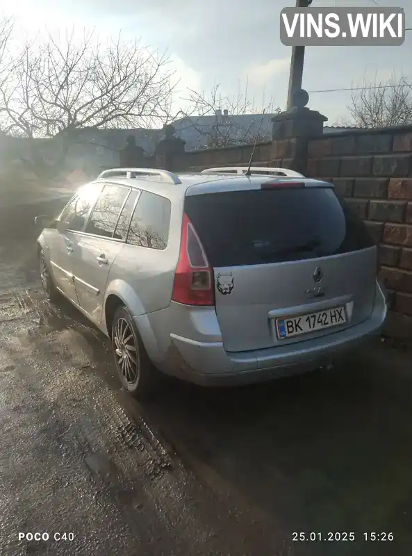 Універсал Renault Megane 2008 1.9 л. Ручна / Механіка обл. Тернопільська, location.city.pochaiv - Фото 1/3