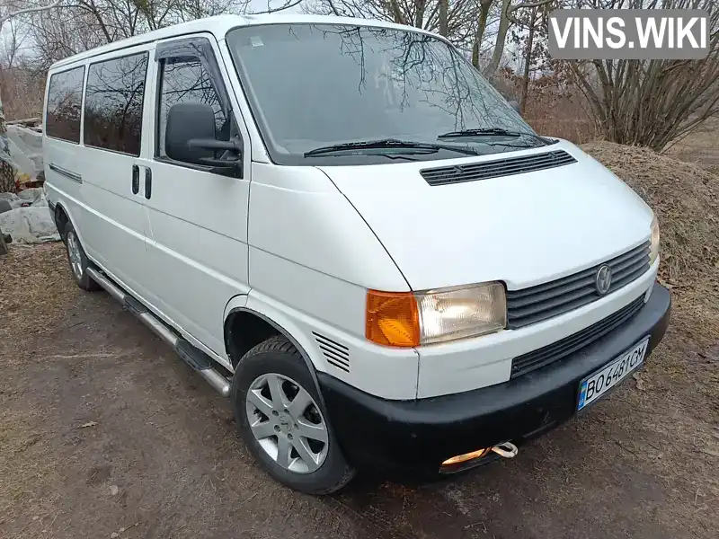 Мінівен Volkswagen Transporter 1998 2.37 л. Ручна / Механіка обл. Житомирська, Житомир - Фото 1/17