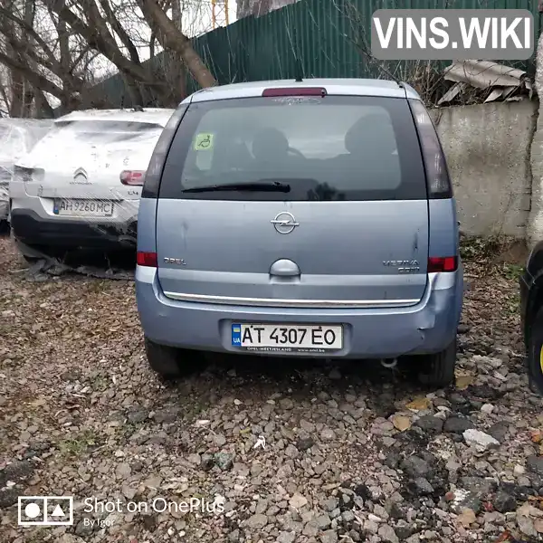 W0L0XCE7574059273 Opel Meriva 2006 Мікровен 1.25 л. Фото 4