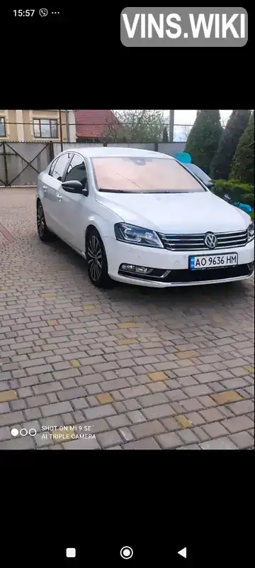 Седан Volkswagen Passat 2014 1.97 л. Автомат обл. Закарпатская, Мукачево - Фото 1/9