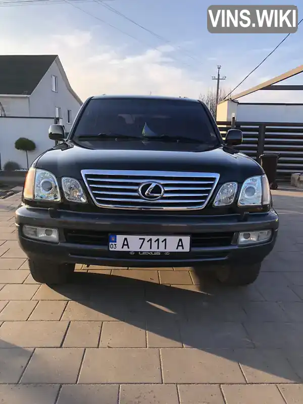 Внедорожник / Кроссовер Lexus LX 2003 4.7 л. Автомат обл. Ровенская, Сарны - Фото 1/21