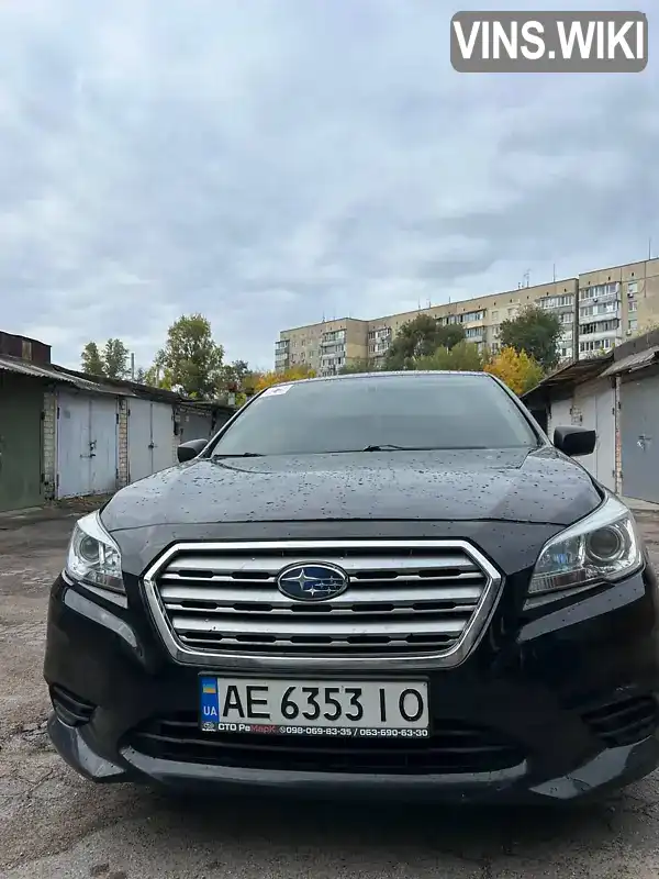 Седан Subaru Legacy 2017 2.5 л. Варіатор обл. Дніпропетровська, Дніпро (Дніпропетровськ) - Фото 1/9