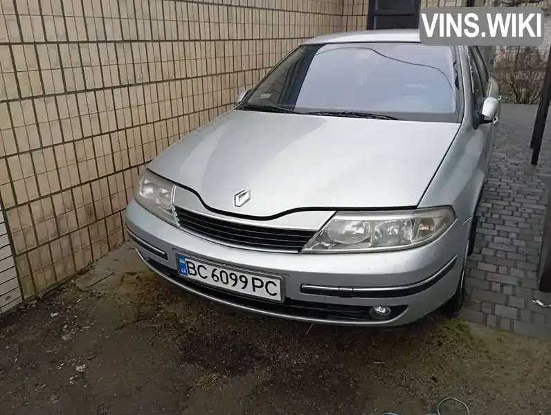 Ліфтбек Renault Laguna 2002 1.9 л. Ручна / Механіка обл. Вінницька, Вапнярка - Фото 1/12