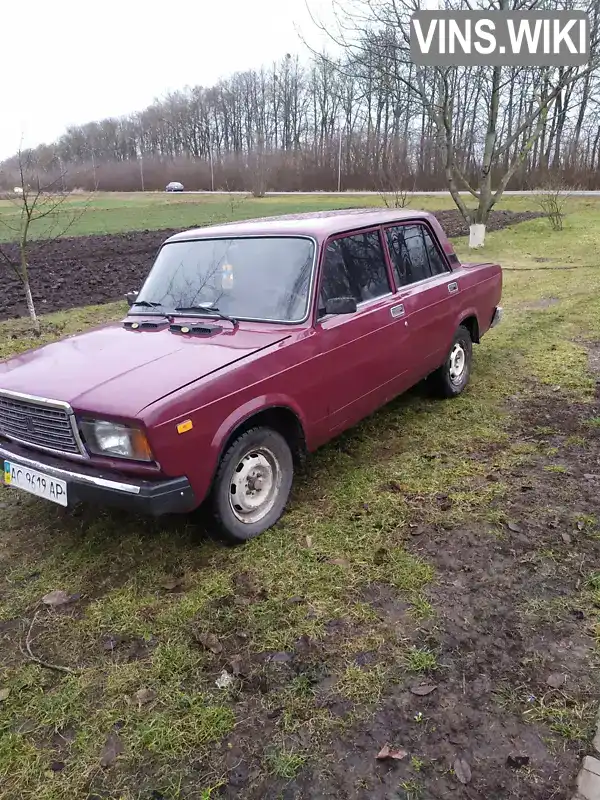 Седан ВАЗ / Lada 2107 2008 1.57 л. Ручная / Механика обл. Волынская, Луцк - Фото 1/8