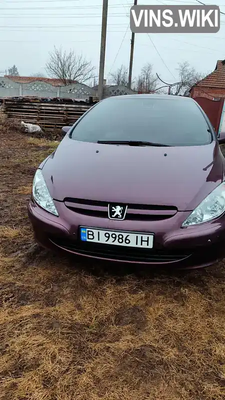 Кабриолет Peugeot 307 2003 2 л. Автомат обл. Днепропетровская, Павлоград - Фото 1/10