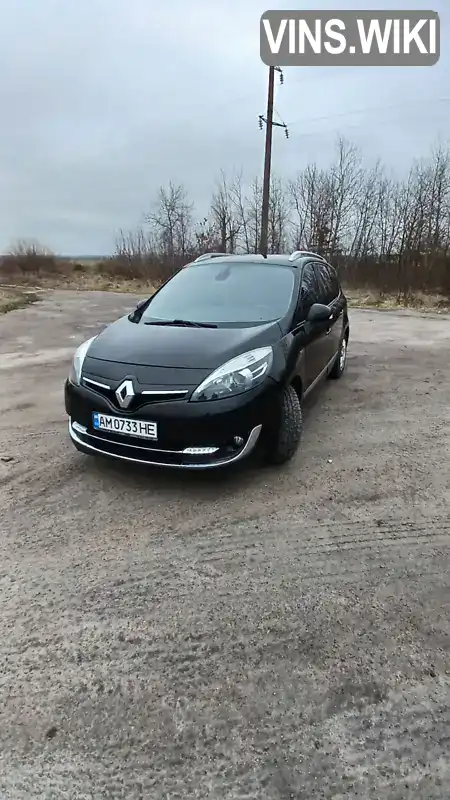 VF1JZ09A349314802 Renault Grand Scenic 2013 Мінівен 1.5 л. Фото 2