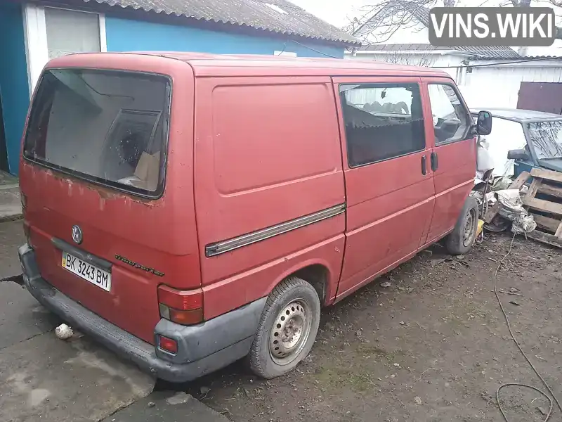 WV1ZZZ70ZWX150505 Volkswagen Transporter 1998 Мінівен 1.9 л. Фото 2