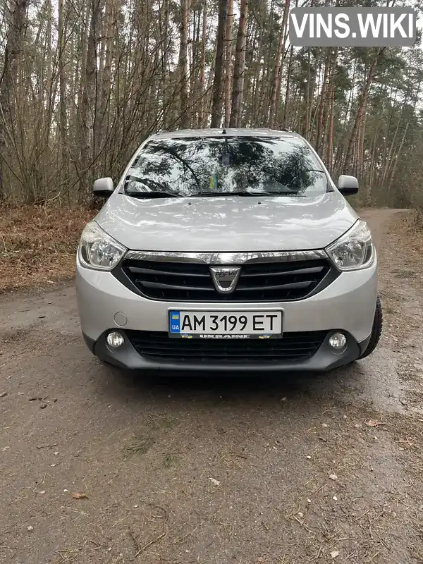 Минивэн Dacia Lodgy 2014 1.2 л. Ручная / Механика обл. Житомирская, Коростышев - Фото 1/20