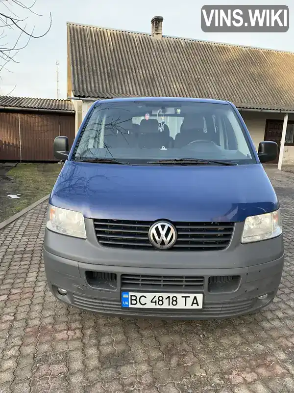 Мінівен Volkswagen Transporter 2007 1.9 л. Ручна / Механіка обл. Львівська, Червоноград - Фото 1/21