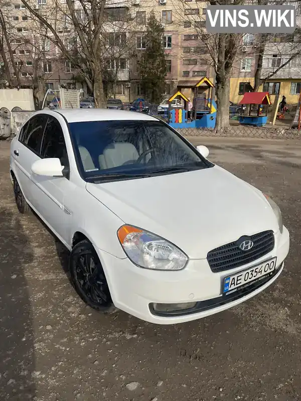 Седан Hyundai Accent 2008 1.4 л. Ручна / Механіка обл. Дніпропетровська, Дніпро (Дніпропетровськ) - Фото 1/14