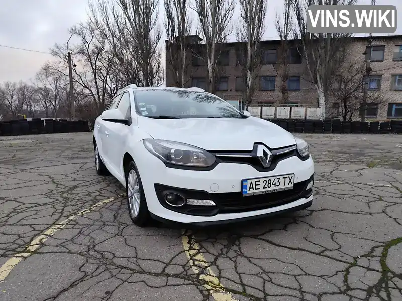 Универсал Renault Megane 2014 1.6 л. Ручная / Механика обл. Днепропетровская, Каменское (Днепродзержинск) - Фото 1/21