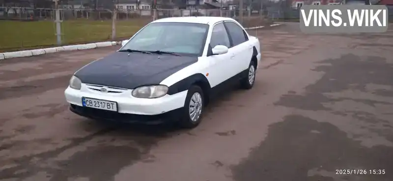 Седан Kia Sephia 2001 1.5 л. Ручна / Механіка обл. Чернігівська, Прилуки - Фото 1/12