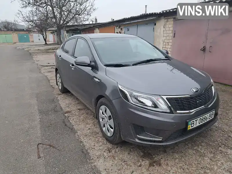 Седан Kia Rio 2013 1.4 л. Ручная / Механика обл. Херсонская, Херсон - Фото 1/13