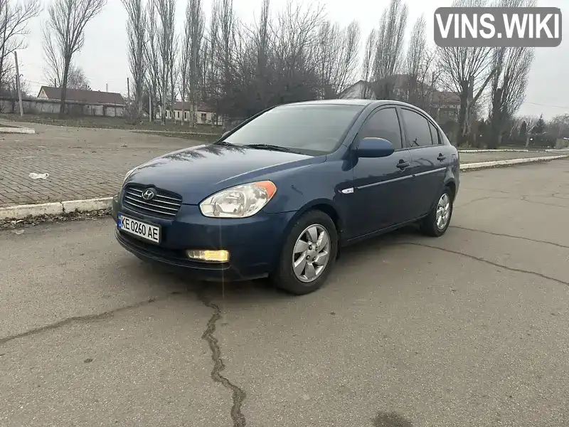 Седан Hyundai Accent 2007 1.4 л. Ручна / Механіка обл. Дніпропетровська, Дніпро (Дніпропетровськ) - Фото 1/8