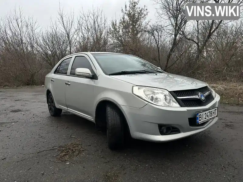 Y7WJL7162A0004710 Geely MK 2010 Седан 1.6 л. Фото 2