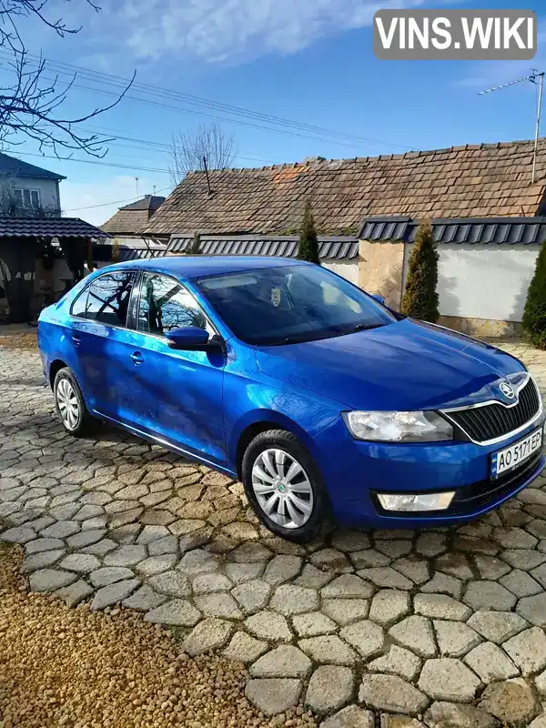 TMBAF6NH6H4030340 Skoda Rapid 2017 Ліфтбек 1.4 л. Фото 1