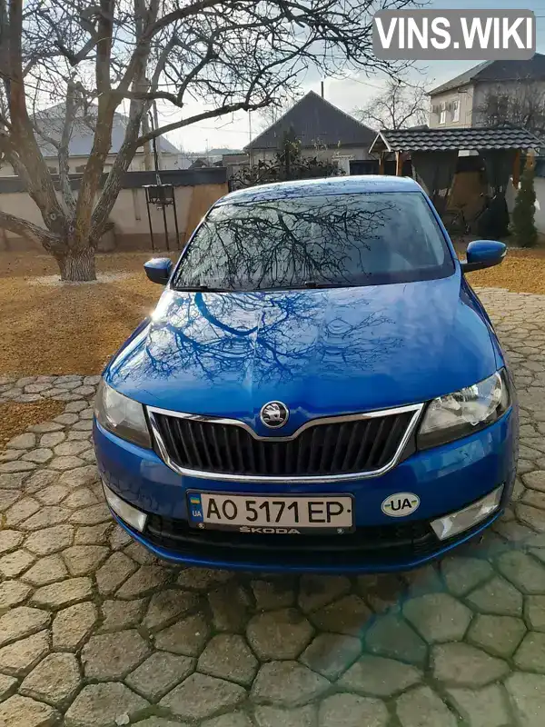 TMBAF6NH6H4030340 Skoda Rapid 2017 Ліфтбек 1.4 л. Фото 2