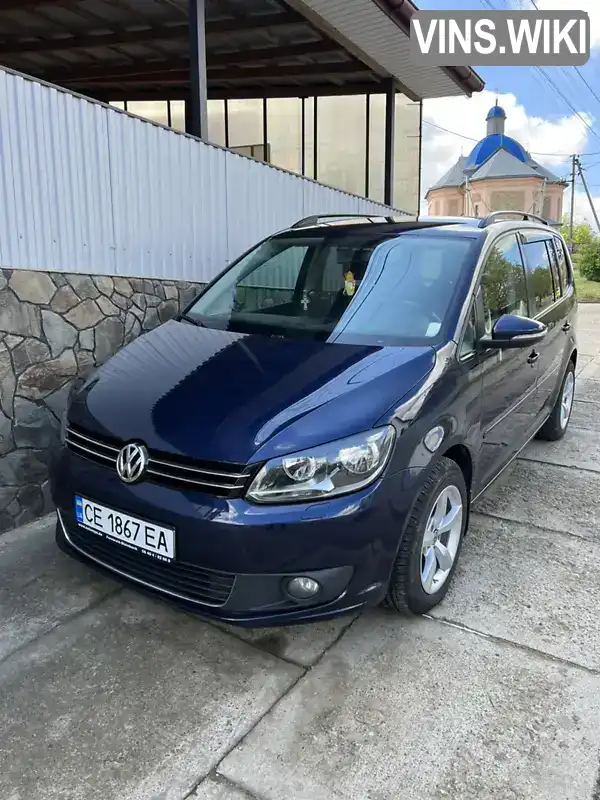 Минивэн Volkswagen Touran 2013 1.97 л. Автомат обл. Черновицкая, Черновцы - Фото 1/21