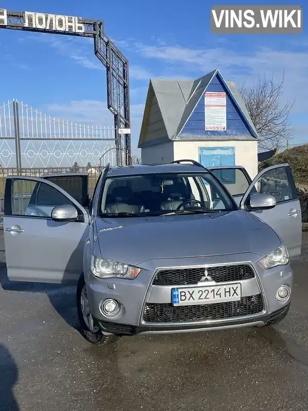 Позашляховик / Кросовер Mitsubishi Outlander 2012 2.27 л. Ручна / Механіка обл. Хмельницька, Хмельницький - Фото 1/21