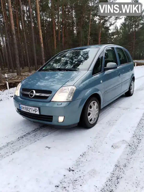 W0L0XCE7564103552 Opel Meriva 2005 Мікровен 1.6 л. Фото 1