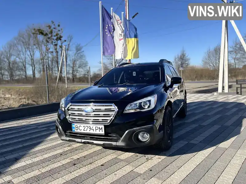 4S4BSAJC7G3335178 Subaru Outback 2016 Універсал 2.46 л. Фото 1