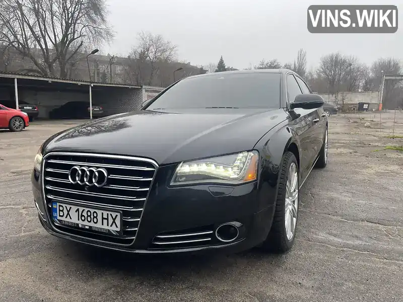 Седан Audi A8 2013 3 л. Автомат обл. Хмельницька, Хмельницький - Фото 1/21