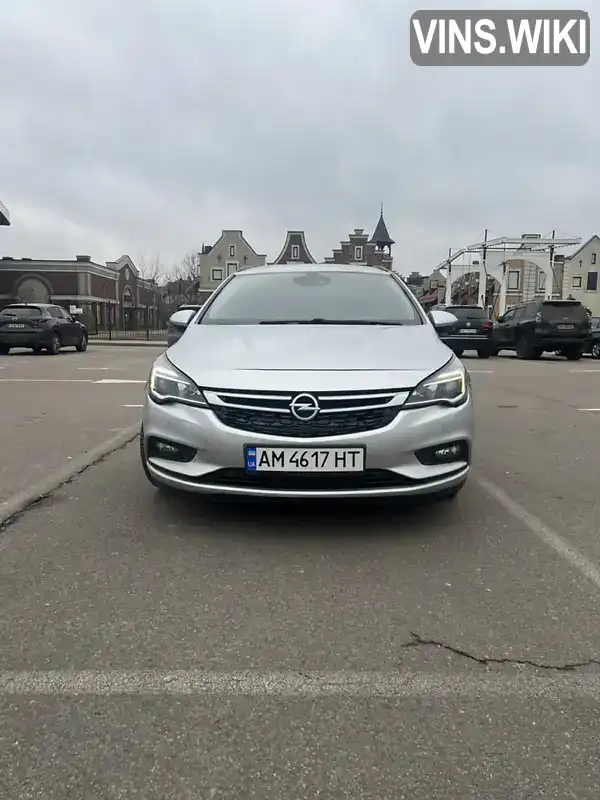 W0VBD8EG5J8031884 Opel Astra 2018 Универсал 1.6 л. Фото 2