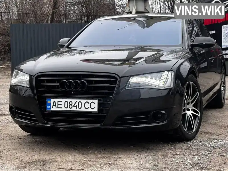 Седан Audi A8 2013 3.99 л. Автомат обл. Днепропетровская, Днепр (Днепропетровск) - Фото 1/21