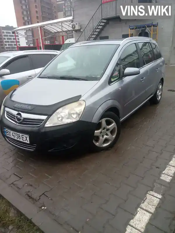 W0L0AHM758G213828 Opel Zafira 2008 Минивэн 1.69 л. Фото 1