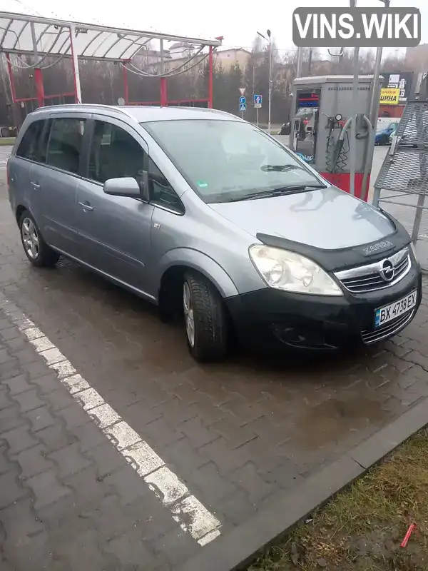 W0L0AHM758G213828 Opel Zafira 2008 Минивэн 1.69 л. Фото 2