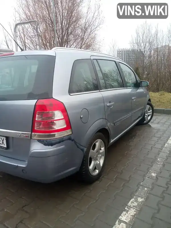 W0L0AHM758G213828 Opel Zafira 2008 Минивэн 1.69 л. Фото 3