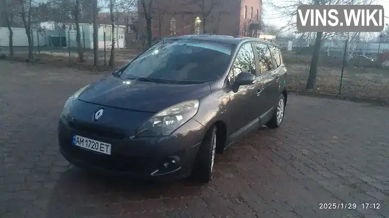 Минивэн Renault Grand Scenic 2010 1.46 л. Ручная / Механика обл. Житомирская, Бердичев - Фото 1/14