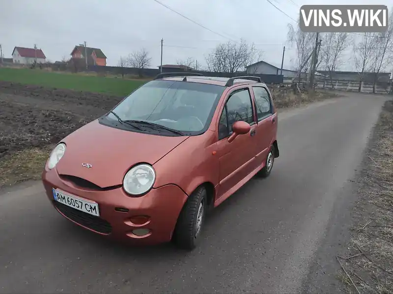 Хетчбек Chery QQ 2008 1.08 л. Ручна / Механіка обл. Житомирська, Звягель - Фото 1/13