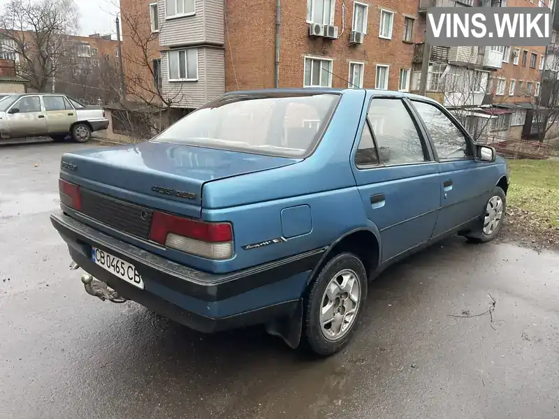 VF315BD9270176710 Peugeot 405 1991 Седан 1.9 л. Фото 4