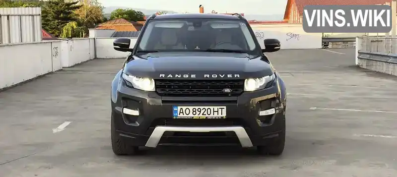 Внедорожник / Кроссовер Land Rover Range Rover Evoque 2013 2.18 л. Автомат обл. Закарпатская, Мукачево - Фото 1/21