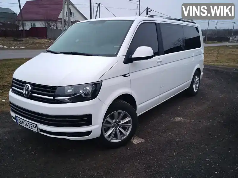 Мінівен Volkswagen Transporter 2018 1.97 л. Ручна / Механіка обл. Чернігівська, Городня - Фото 1/13