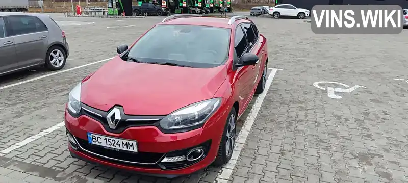 VF1KZX40651431579 Renault Megane 2014 Универсал 1.46 л. Фото 2