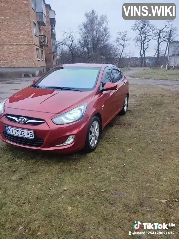 Седан Hyundai Accent 2012 1.6 л. Автомат обл. Киевская, Борисполь - Фото 1/10