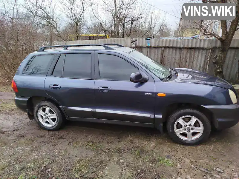 Внедорожник / Кроссовер Hyundai Santa FE 2005 2 л. Автомат обл. Кировоградская, Вильшанка - Фото 1/12