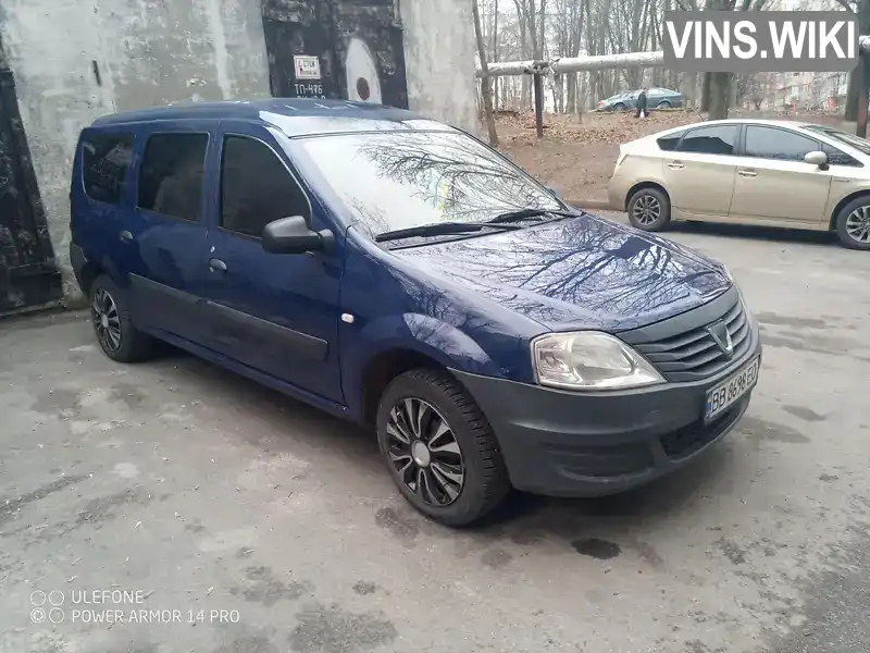 UU1KSDAEH42314917 Dacia Logan MCV 2009 Універсал 1.4 л. Фото 1