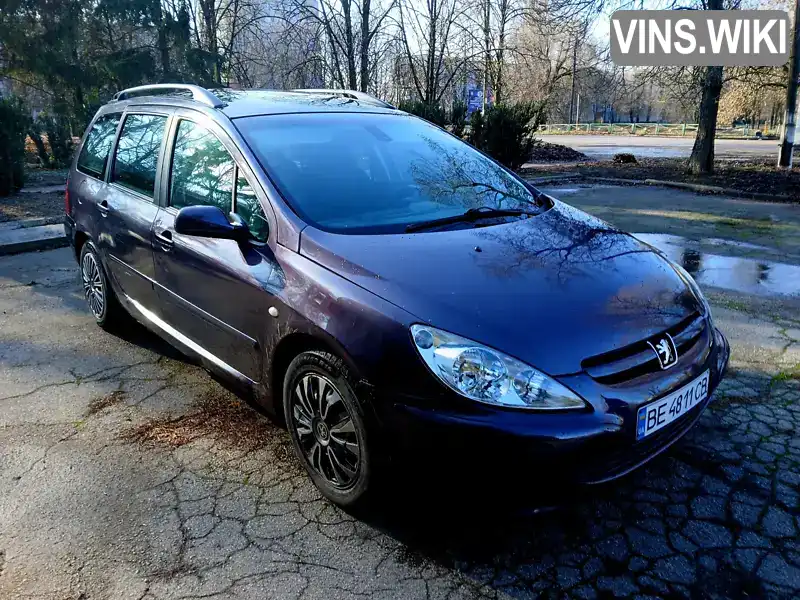 Універсал Peugeot 307 2002 2 л. Ручна / Механіка обл. Дніпропетровська, Жовті Води - Фото 1/17