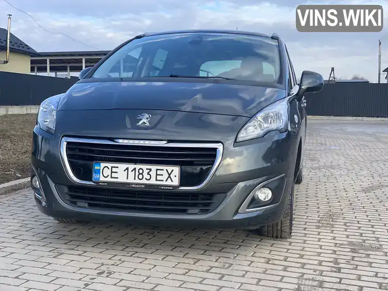 Мікровен Peugeot 5008 2014 1.6 л. Ручна / Механіка обл. Івано-Франківська, Городенка - Фото 1/21