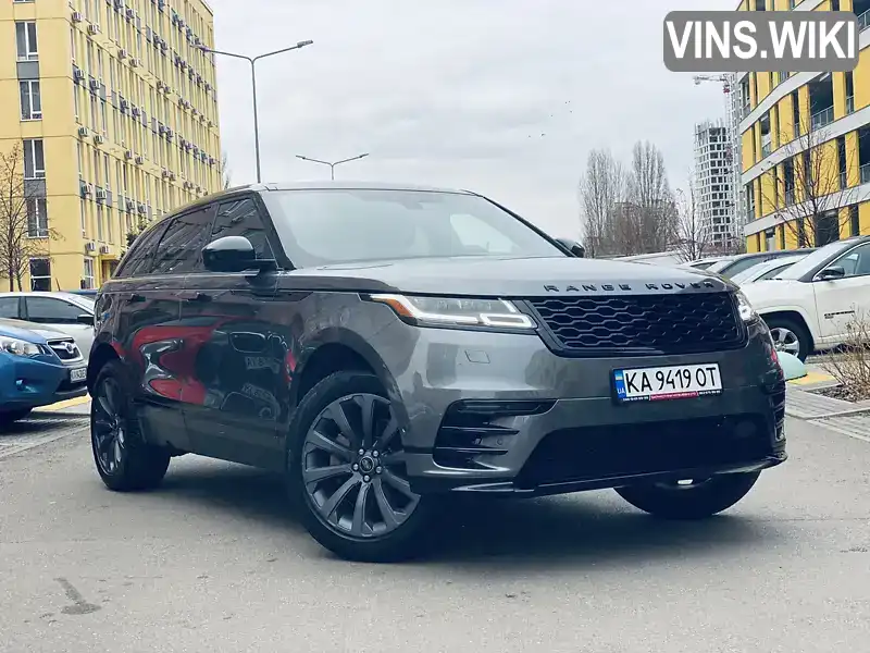 Внедорожник / Кроссовер Land Rover Range Rover Velar 2019 2 л. Автомат обл. Киевская, Киев - Фото 1/21