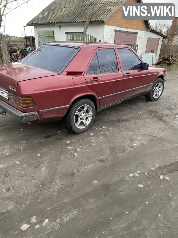 Седан Mercedes-Benz 190 1985 2 л. Ручна / Механіка обл. Сумська, Суми - Фото 1/16