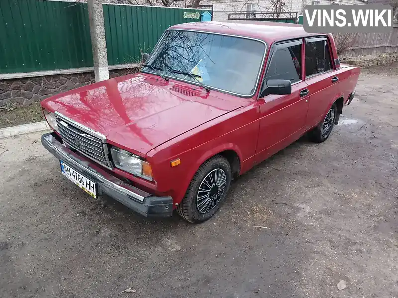 Седан ВАЗ / Lada 2107 2006 1.5 л. Ручна / Механіка обл. Київська, Біла Церква - Фото 1/6