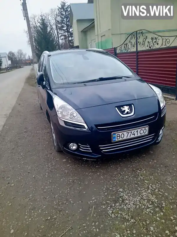 Мікровен Peugeot 5008 2011 1.56 л. Ручна / Механіка обл. Тернопільська, Тернопіль - Фото 1/19