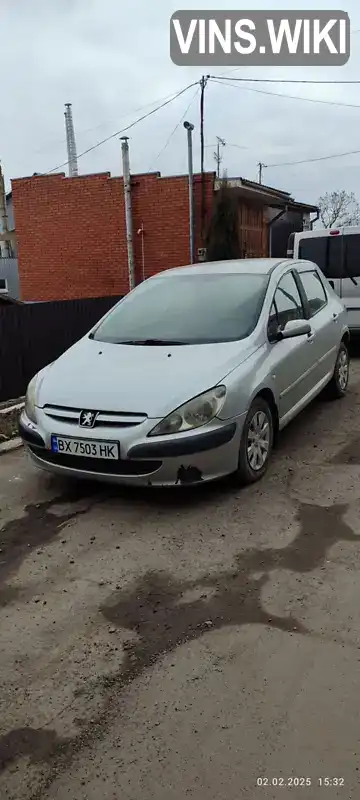 Хэтчбек Peugeot 307 2002 1.59 л. Автомат обл. Хмельницкая, Хмельницкий - Фото 1/9