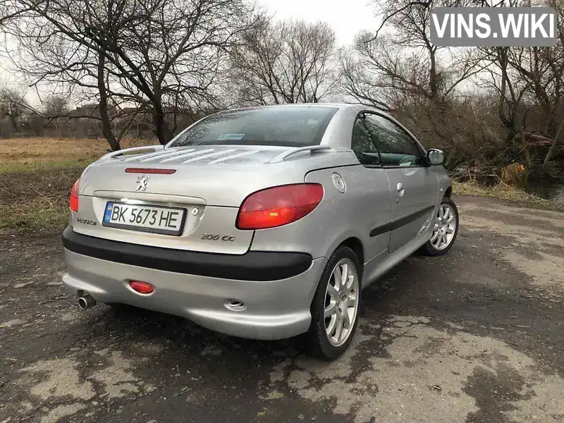 VF32DNFUR42691242 Peugeot 206 2002 Кабріолет 1.6 л. Фото 2