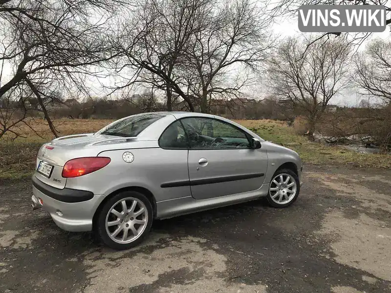 VF32DNFUR42691242 Peugeot 206 2002 Кабріолет 1.6 л. Фото 3