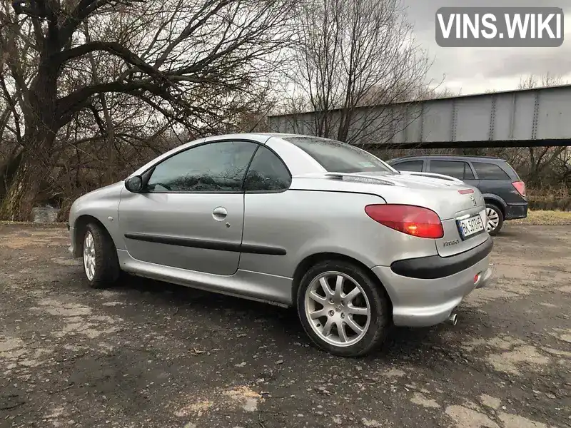 VF32DNFUR42691242 Peugeot 206 2002 Кабріолет 1.6 л. Фото 6